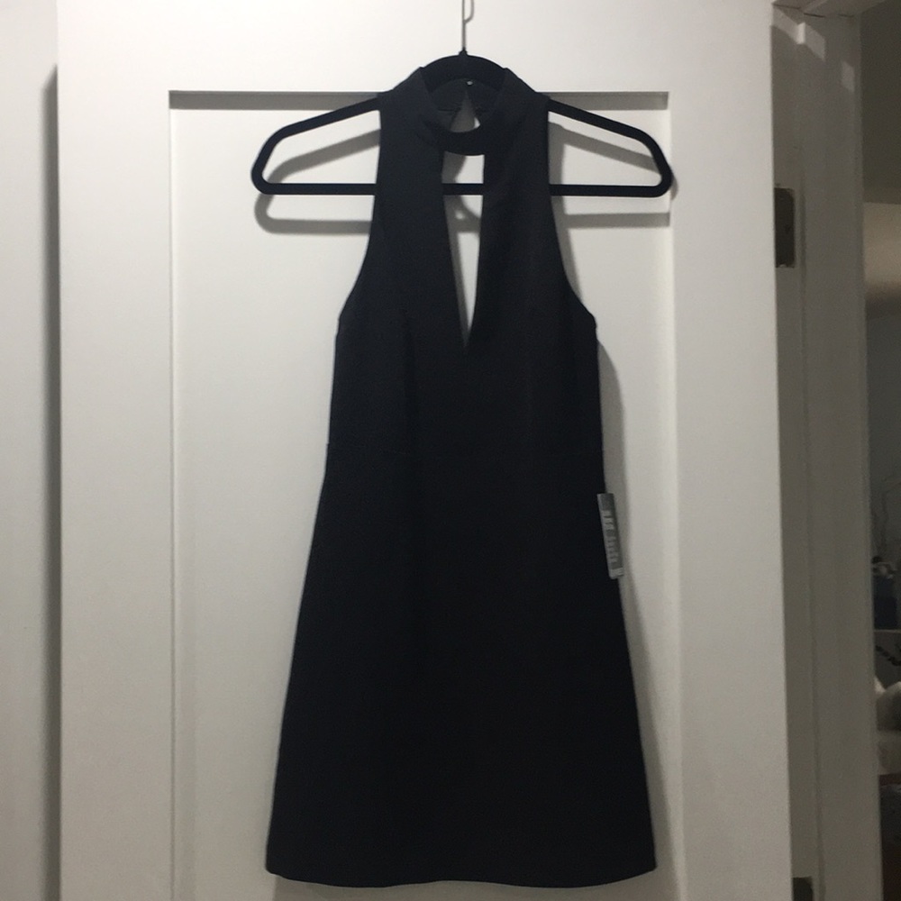 NWT Elegant black skater dress